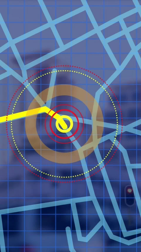 Navigation map line scheme over time-lapse of city traffic in background 스톡 동영상 324024325