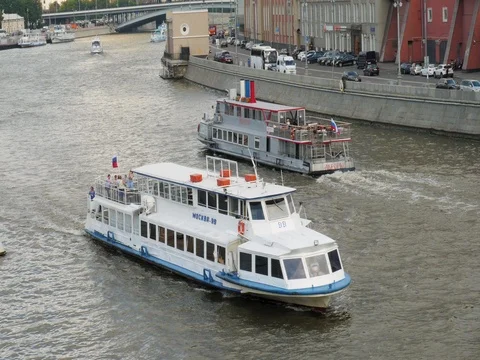 Navigation in Moscow Stock Footage