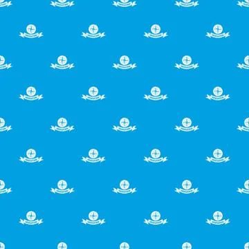 Navigation pattern seamless blue Illustrazione stock