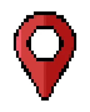 Navigation pointer pixel Stock Illustration