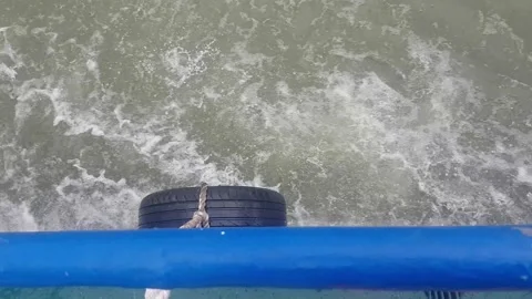 Navigation on the river Stock Footage 138300461