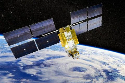Navigation satellite Stock Illustration