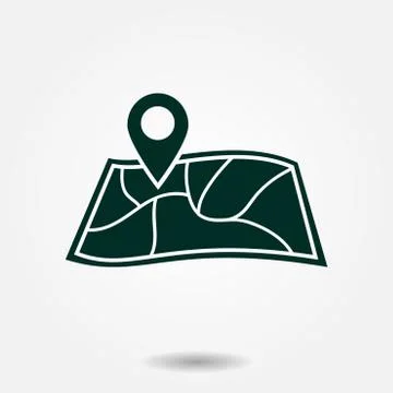 Navigation sign icon. Stock Illustration