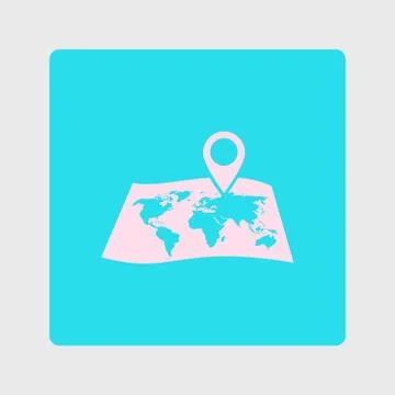 Navigation sign icon. Stock Illustration