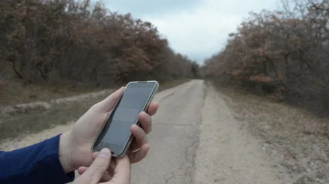 Navigation with smartphone Stock-Footage 43968899