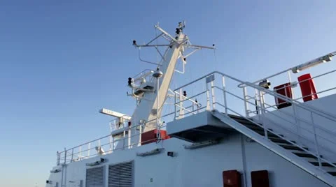 Navigation System on Ship Stock Footage 10904257