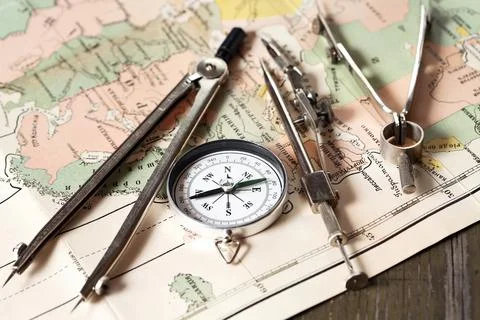 Navigation Tools Stock-Fotos
