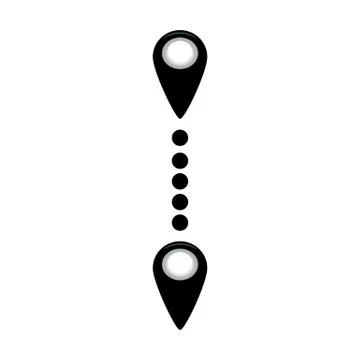 Navigation vector icon Stock Illustration