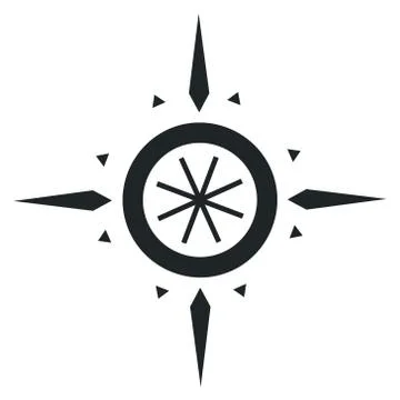 Navigation wind rose Stock Illustration