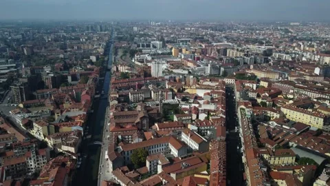 Navigli Hyper Time Lapse, Drone 4k Footage, Milan, Italy 2022 Stock Footage 218398430