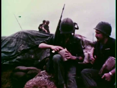 The Navy and Marine corps make a difference in Vietnam during the 1960s Stock Footage 75306480