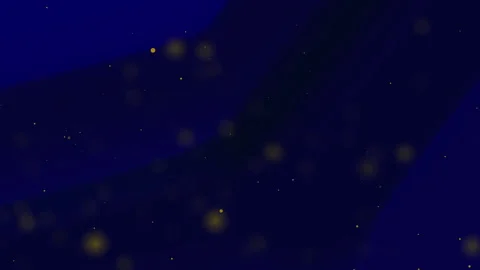 Navy background with motion gold particle effect Stock Footage 289084772