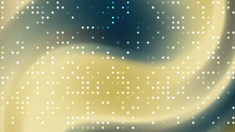 Navy blue and gold gradient animation with sparkling particles Vidéo 328490027