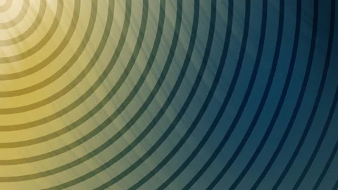 Navy blue and gold gradient concentric circles pattern 库存影片 328490213