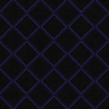 Navy Blue Argyle Knitting Grid seamless pattern design Stock Illustration