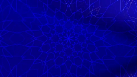 Navy blue background with mandala overlay Stock Footage 301420212