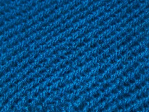 Navy blue background of soft, fleecy cloth. Texture of light dark denim nappy Stock Photos