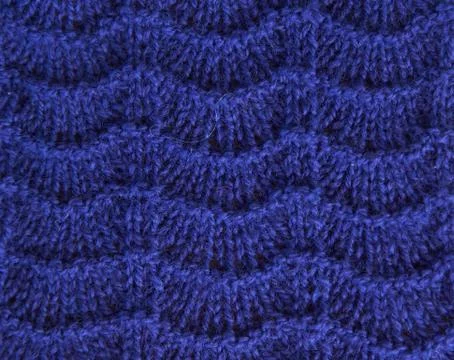 Navy blue background of soft, fleecy cloth. Texture of light dark denim nappy Stock Photos