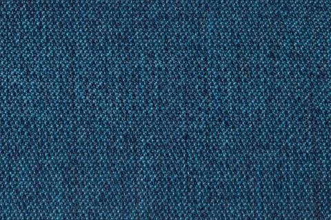 Navy blue background from woolen texture textile, closeup. Fabric macro. Stock Photos