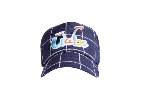 Navy blue baseball cap Stock Photos