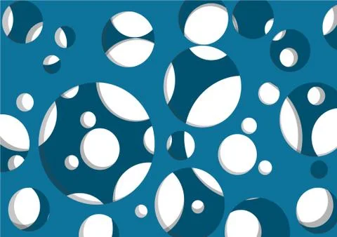 Navy blue circle with shadow abstract background 스톡 일러스트