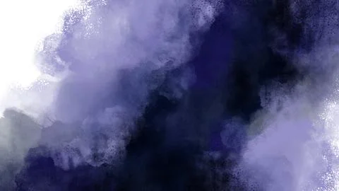 Navy, Blue, Dark, Cold, Night, Space, Gradient watercolor background Stock Illustration