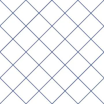 Navy Blue Grid White Diamond Background Stock Illustration