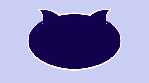 A navy blue pop-up speech bubble on a gray background with arrows on top to.. Stock Footage 270314612