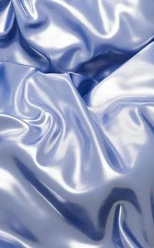 Navy blue silk background, 3d rendering. Stock Illustration