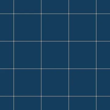 Navy blue tile grid pattern. Clean, geometric background. Represents order, s Illustrazione stock