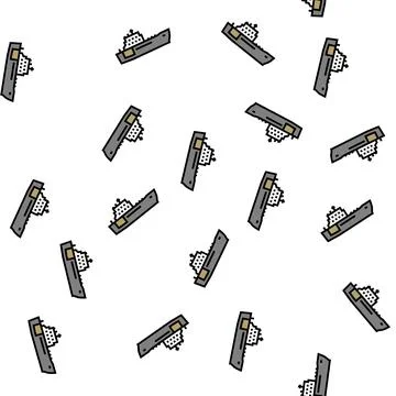 Navy boat vector seamless pattern Stock Illustration