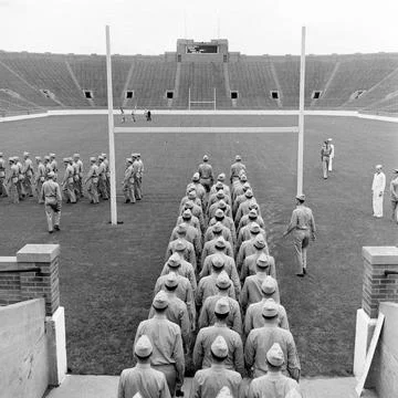 Navy Cadet Indoctrination Course, Indiana, USA Foto stock