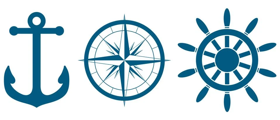 Navy elements Stock Illustration