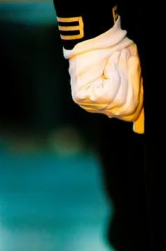 NAVY GLOVES Stock Photos