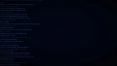 Navy glow scrolling code lines hacker code background 스톡 동영상 342633965