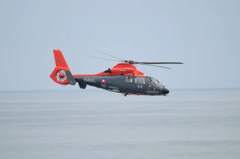 Navy Helicopter, Chile Stock Photos