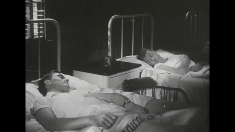Navy man speak with himself in his dream - 1945 Stock Footage 101407375