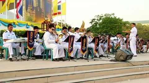 Navy Orchestra band Stock-Footage 10138433