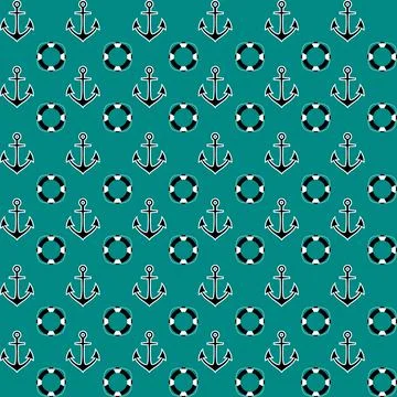 Navy pattern  Stock Illustration