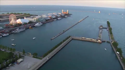 Navy Pier Chicago Vídeos de archivo 36770166