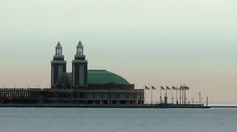 Navy Pier Video stock 7743500