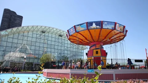 Navy Pier Time-Lapse Video stock 95294298