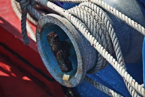 Navy Pulley Stock Photos