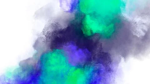 Navy, Purple, Mint, Grey, Retro watercolor background Stock Illustration