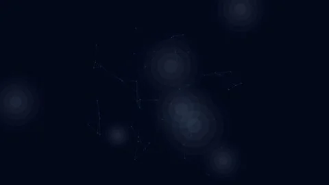 Navy radial plexus on dark background, corporate technology connection motion 스톡 동영상 342632075