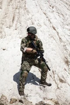 Navy SEAL team Stock Photos