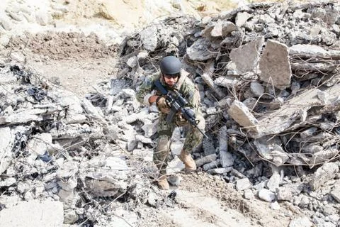 Navy SEAL team Stock Photos