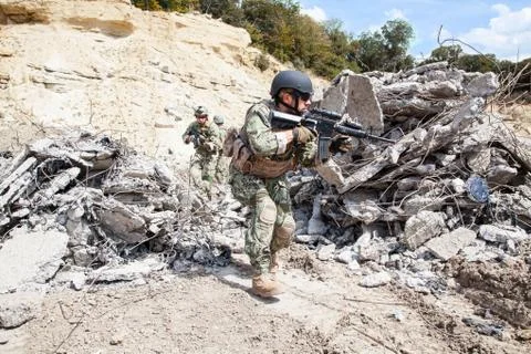 Navy SEAL Team Foto stock