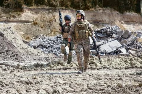 Navy SEAL Team Stock Photos