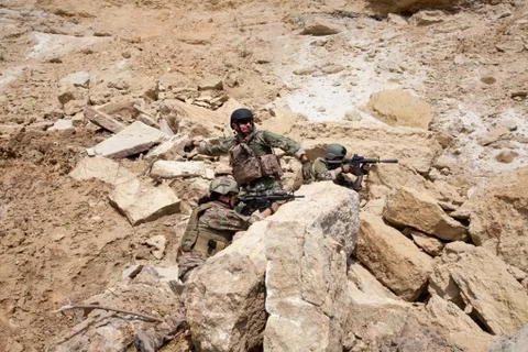 Navy SEAL Team Stock Photos